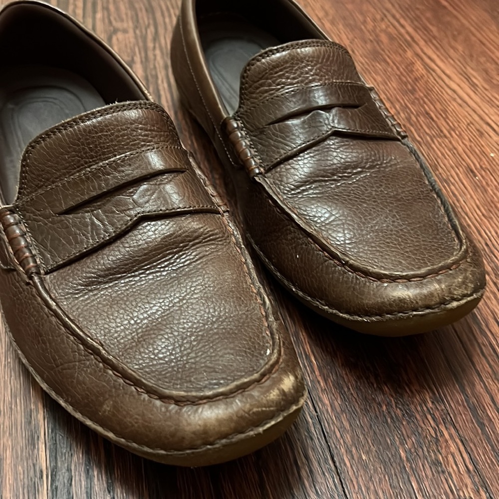 Cole Haan brown leather Penny loafers size 10M - Picture 2 of 5